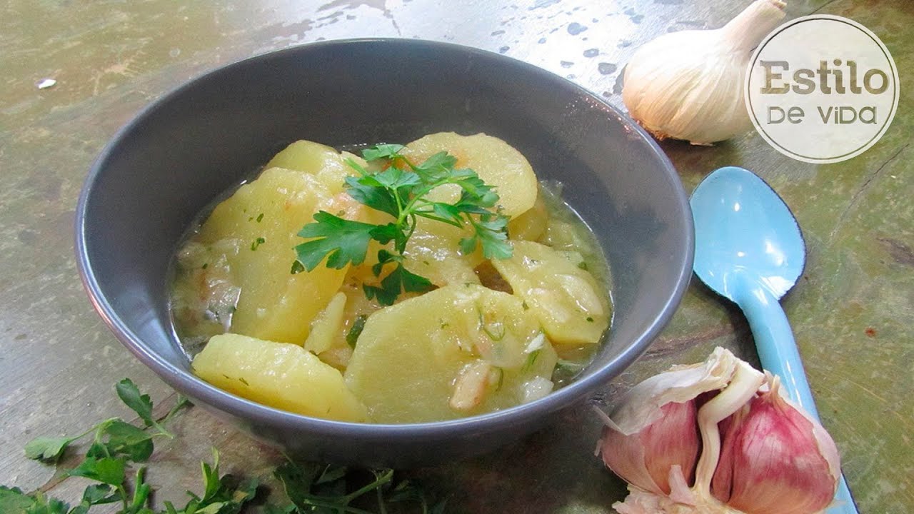 patatas en salsa verde receta sencilla