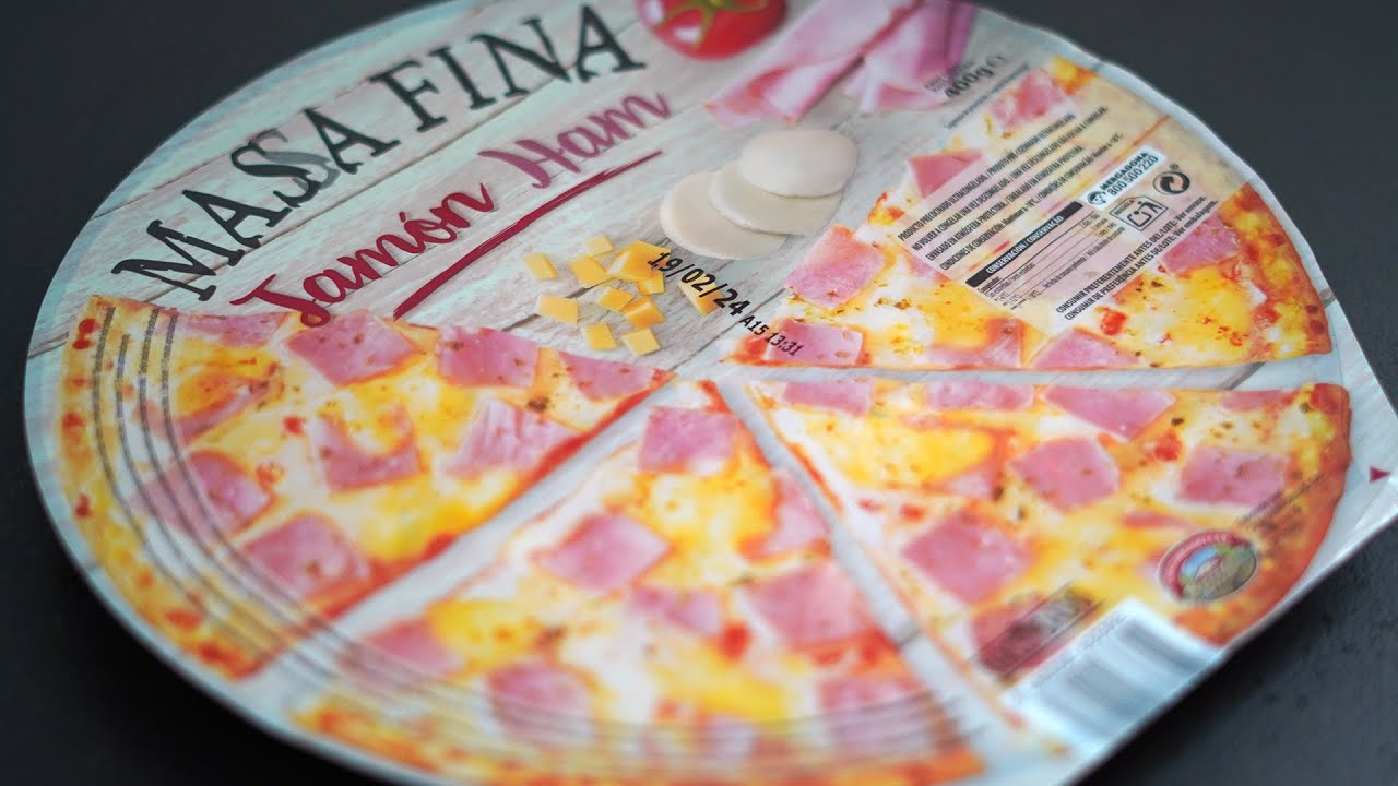 pizza jamon york y queso mercadona