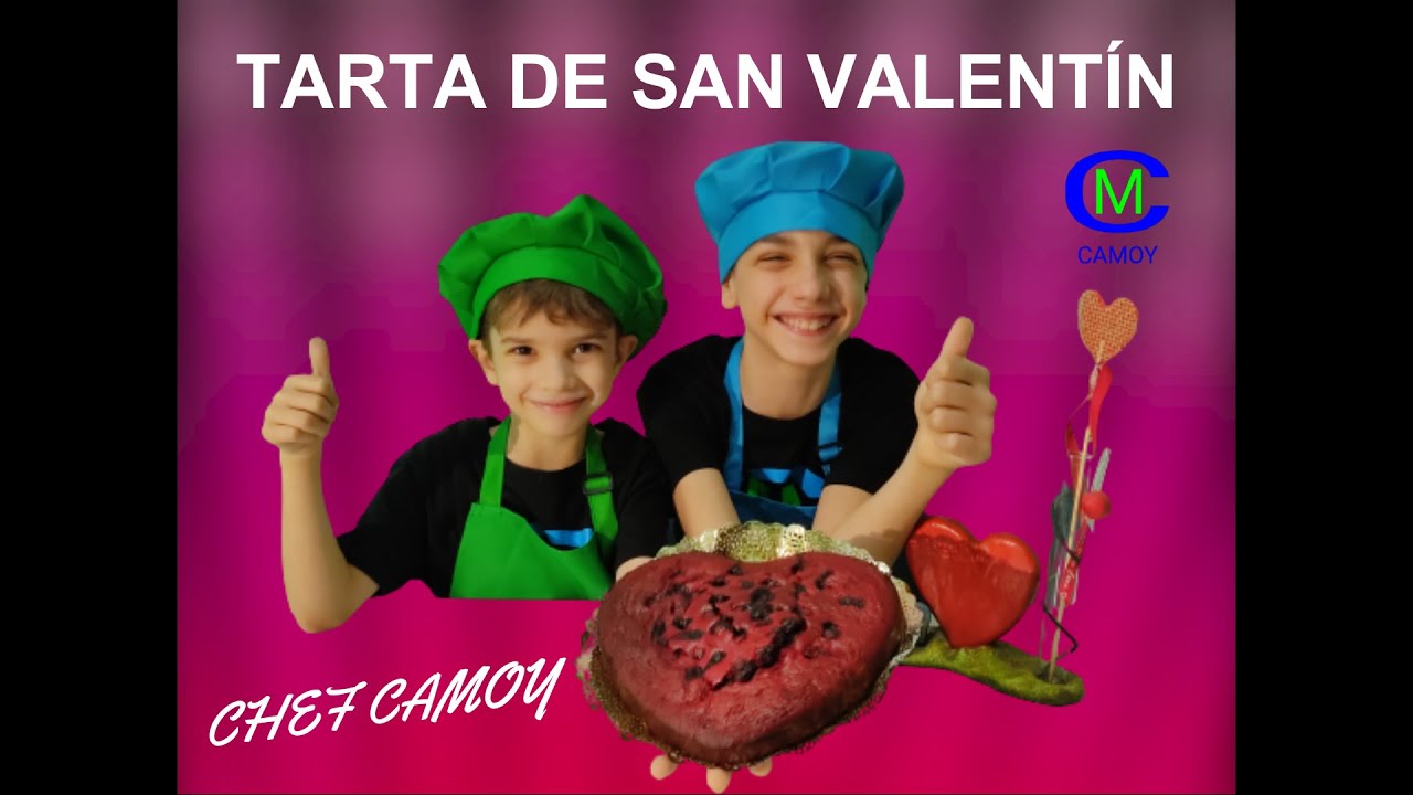 tarta de san valentín con forma de corazón