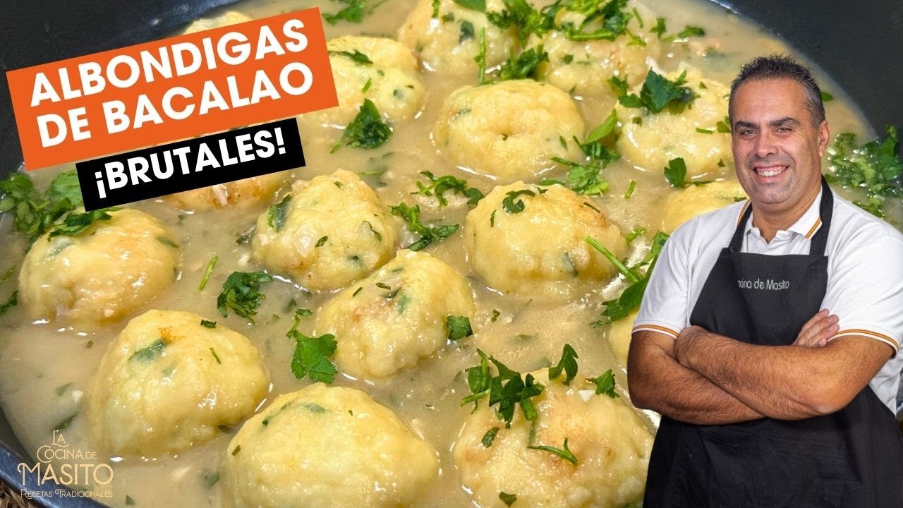 albondigas de bacalao en salsa verde