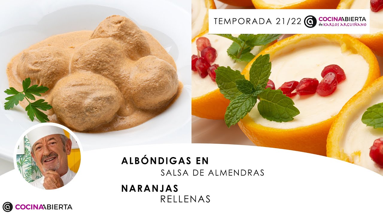 albondigas en salsa de almendras karlos arguiñano