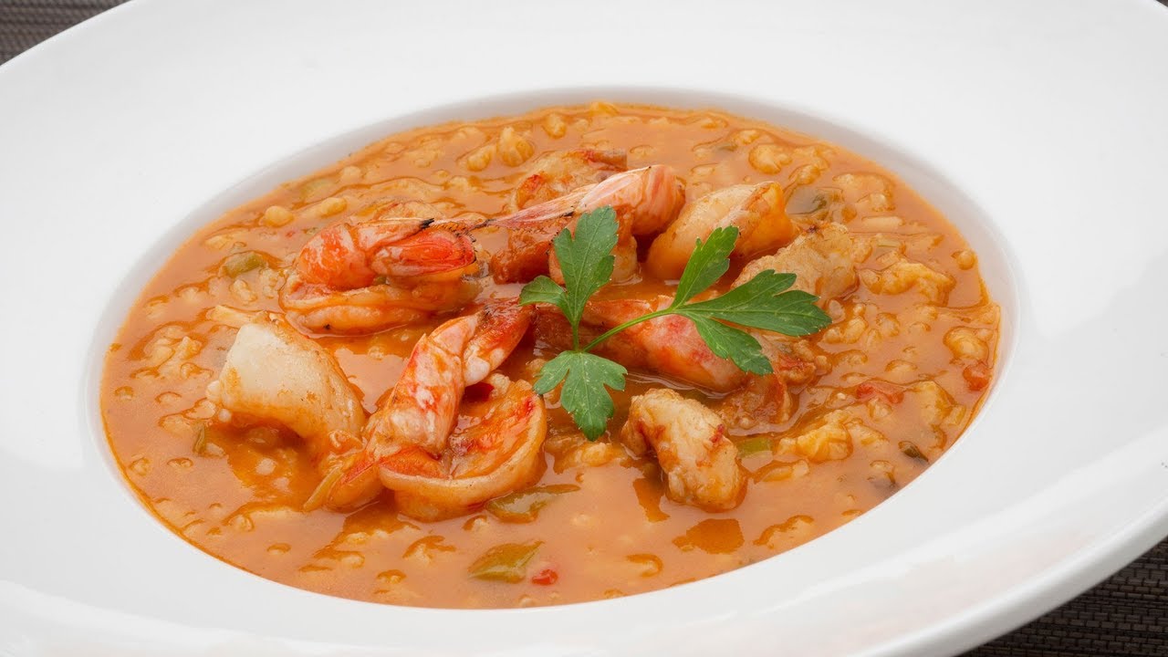 arroz caldoso con langostinos karlos arguiñano