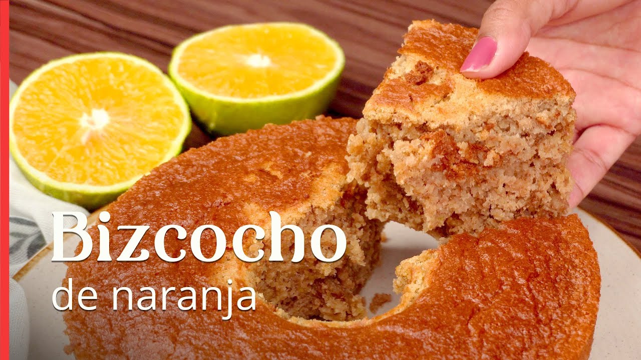 bizcocho de avena y naranja esponjoso