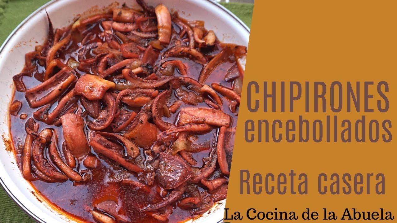 calamares encebollados receta de la abuela