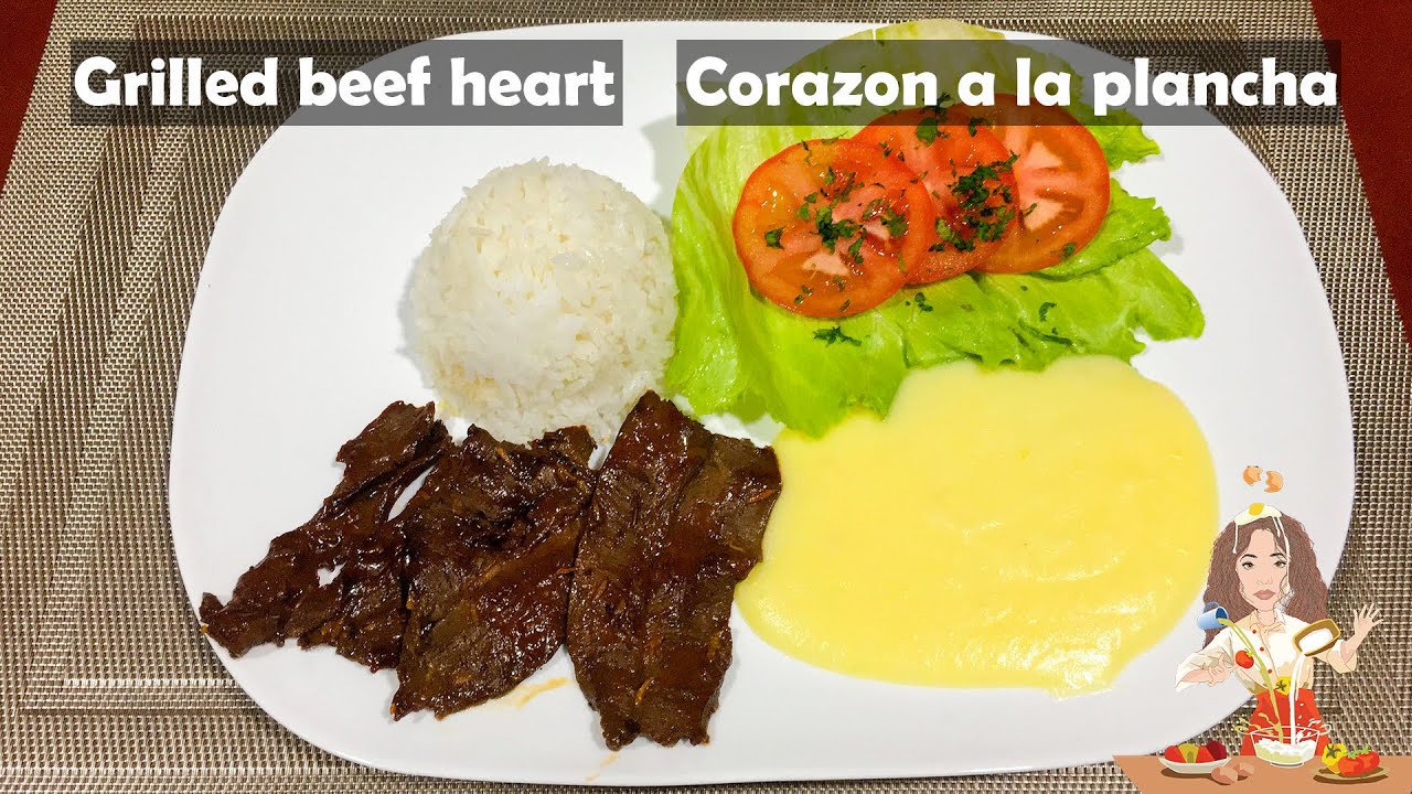 corazón de ternera a la plancha