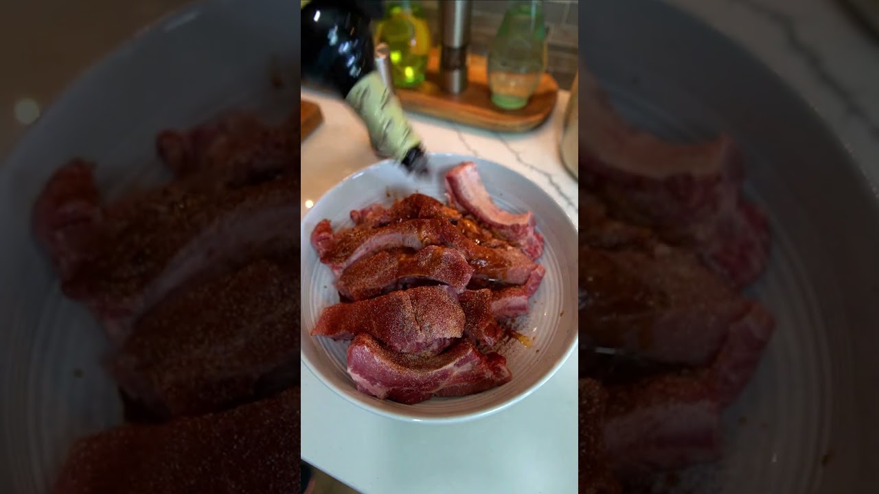 costillas de cerdo en olla rapida