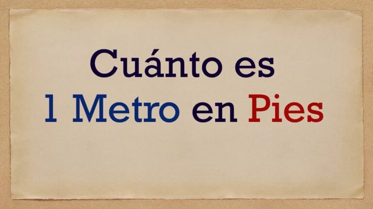 ¿Cuánto son 6 pies de altura en metros? Conversión fácil y rápida