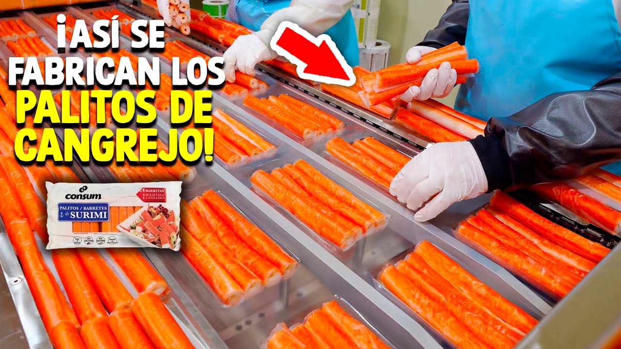 de que estan hechos los palitos de cangrejo