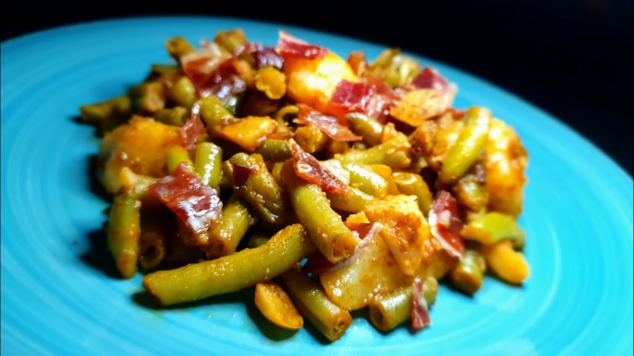 judias verdes con patatas y jamon