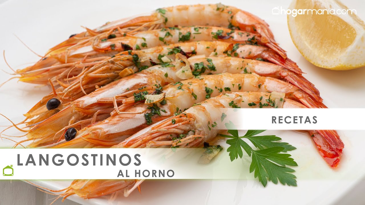 langostinos al horno con ajo y perejil de karlos arguiñano
