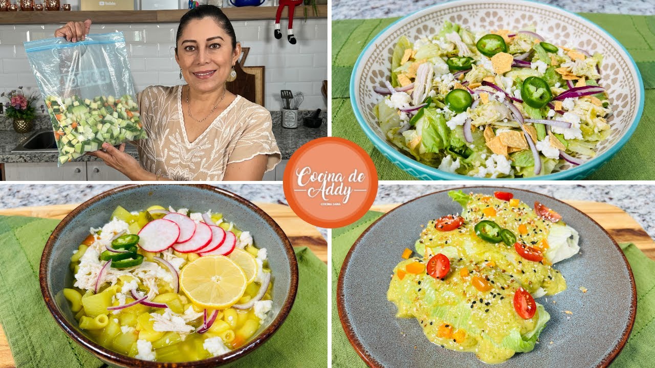menú para una semana para personas mayores