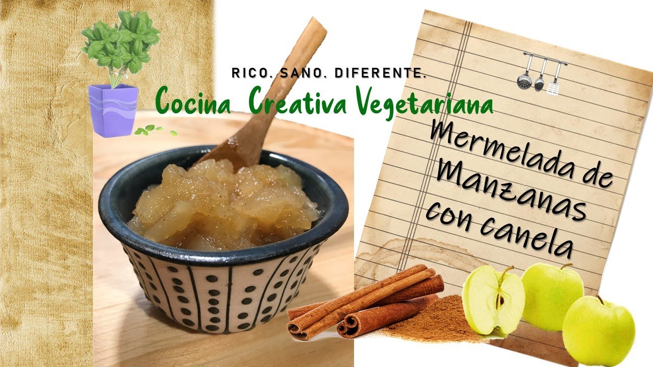 mermelada de manzana y canela sin azucar