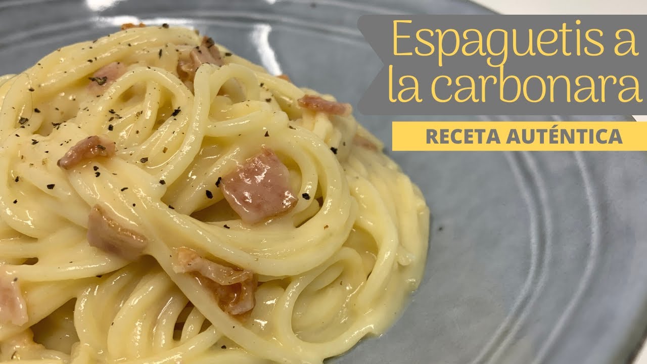 pasta a la carbonara sin nata