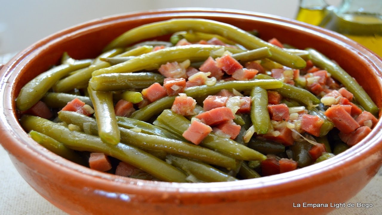 recetas de judias verdes con jamon