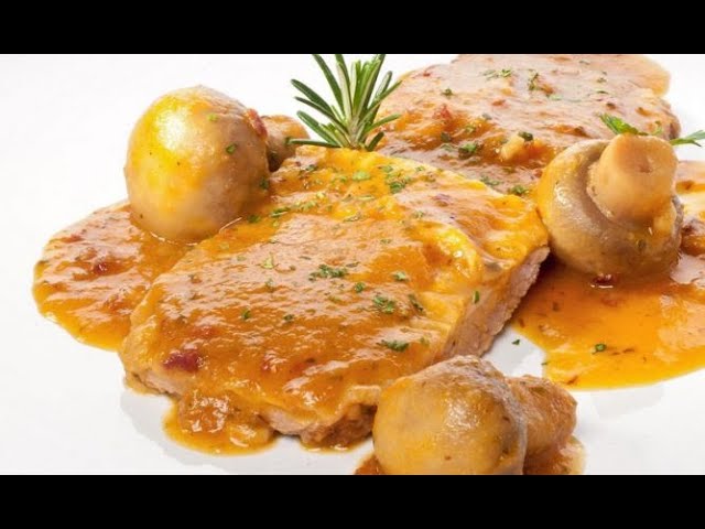 redondo de ternera con champiñones en olla express