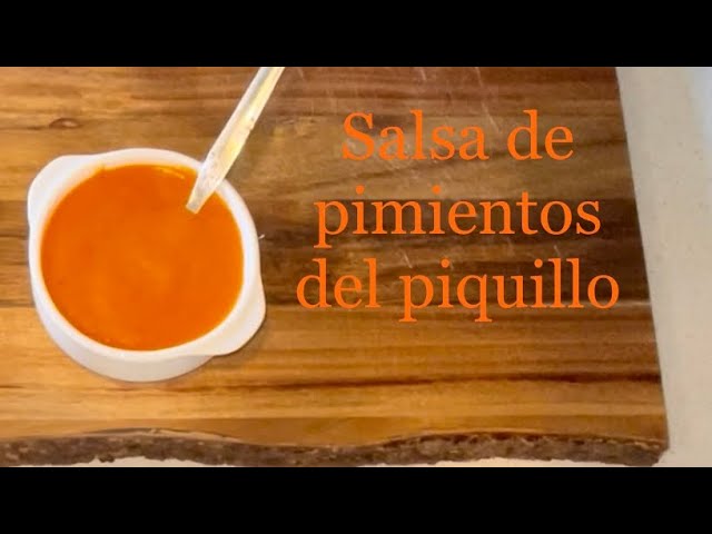 salsa de pimientos del piquillo sin nata