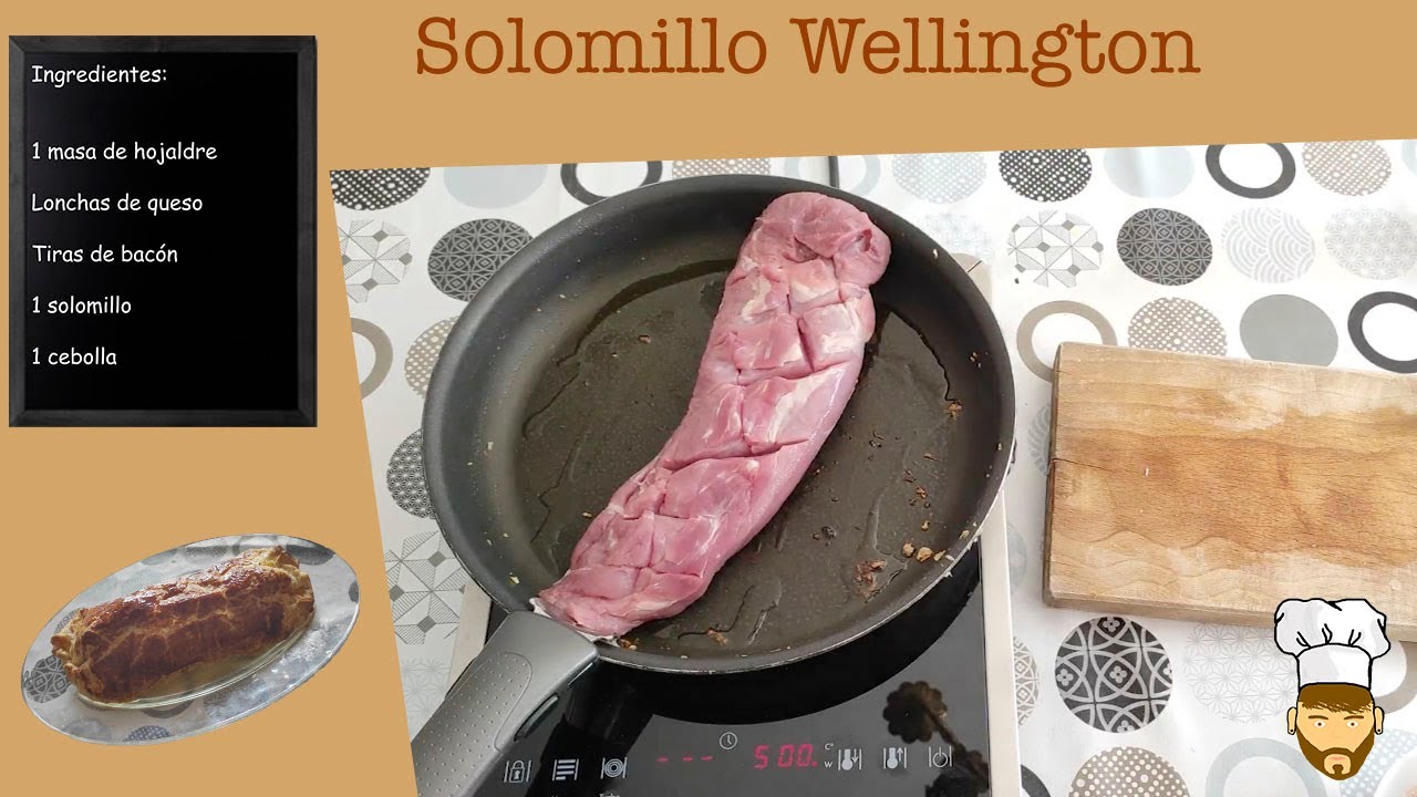 solomillo de cerdo wellington con bacon y queso