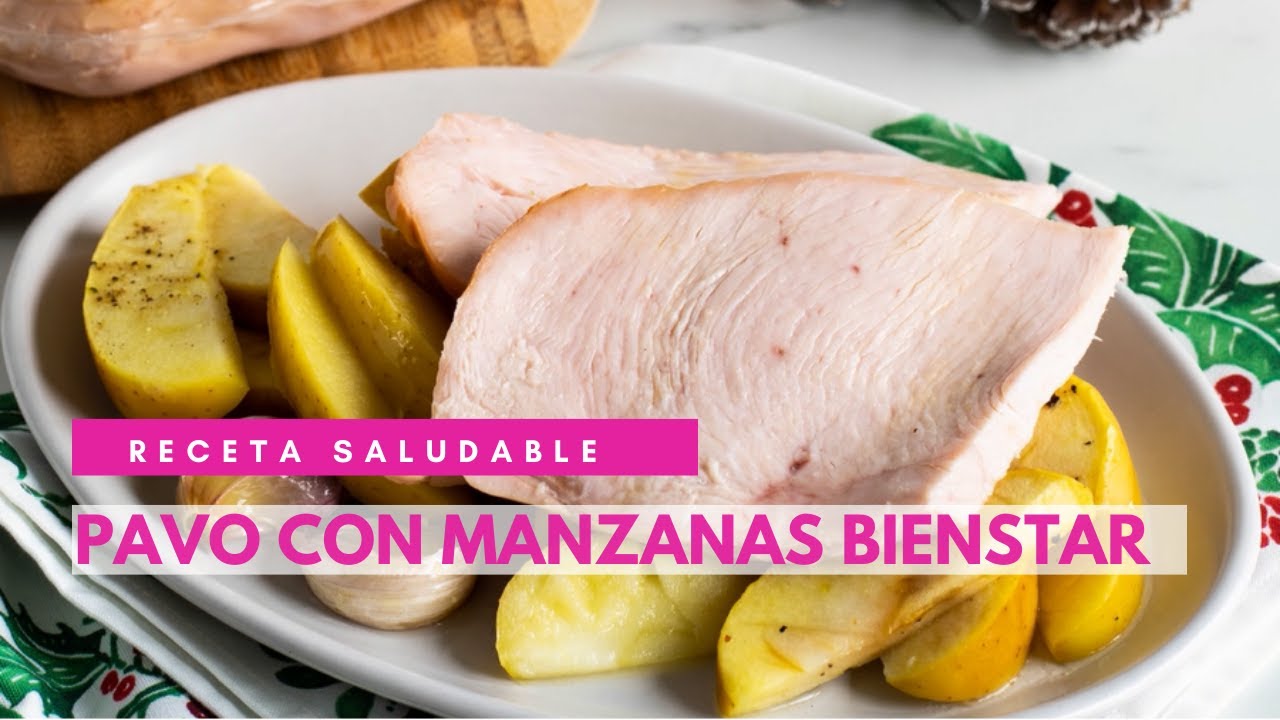 solomillo de pavo al horno con manzana y cebolla