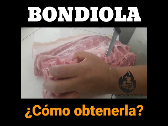 bondiola de cerdo que parte es