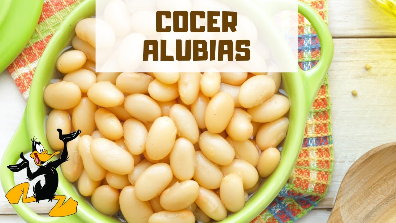 cocer alubias blancas en olla normal