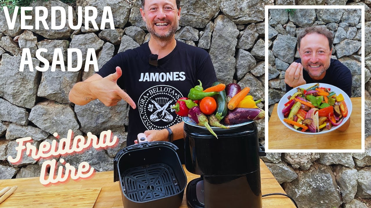 cocinar verduras en freidora de aire