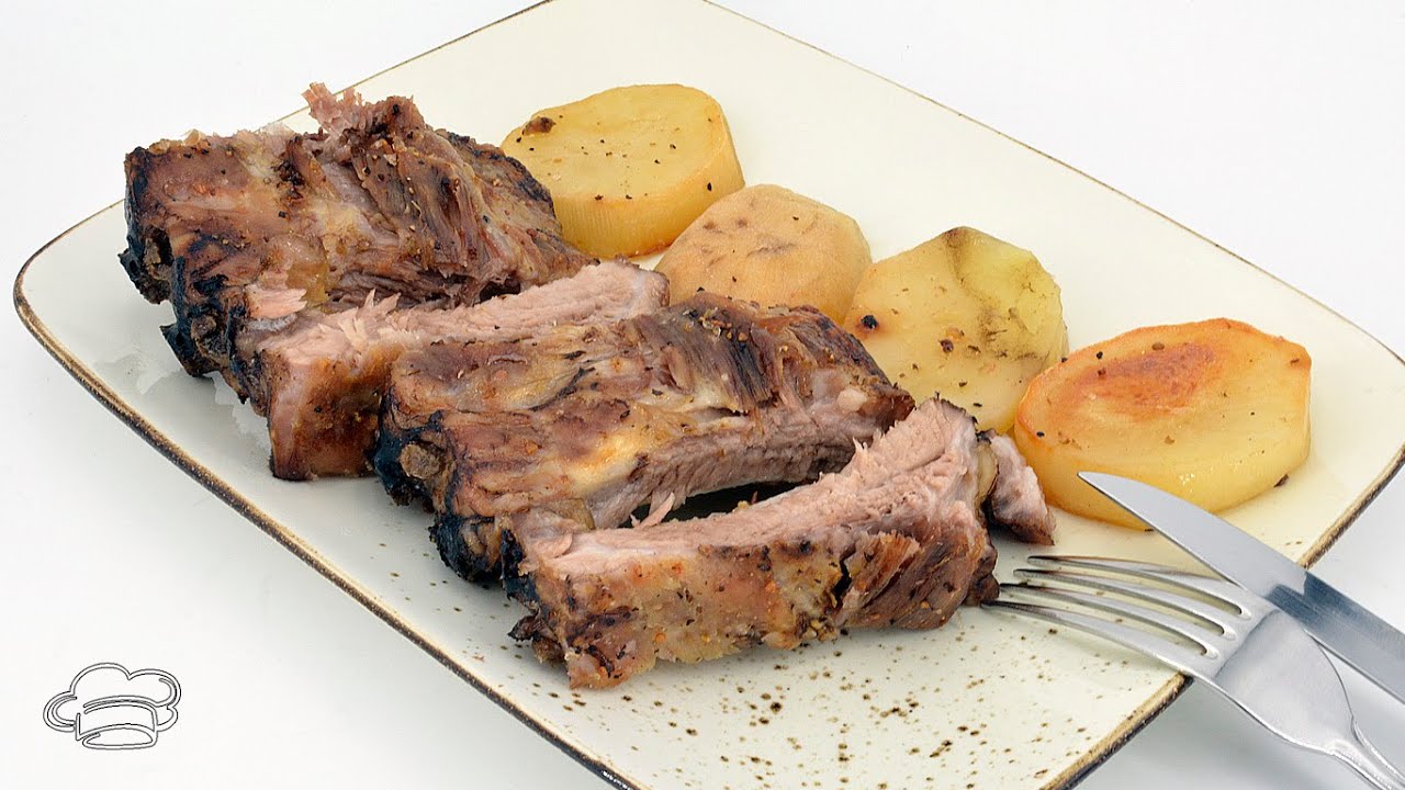 costilla de cerdo a baja temperatura