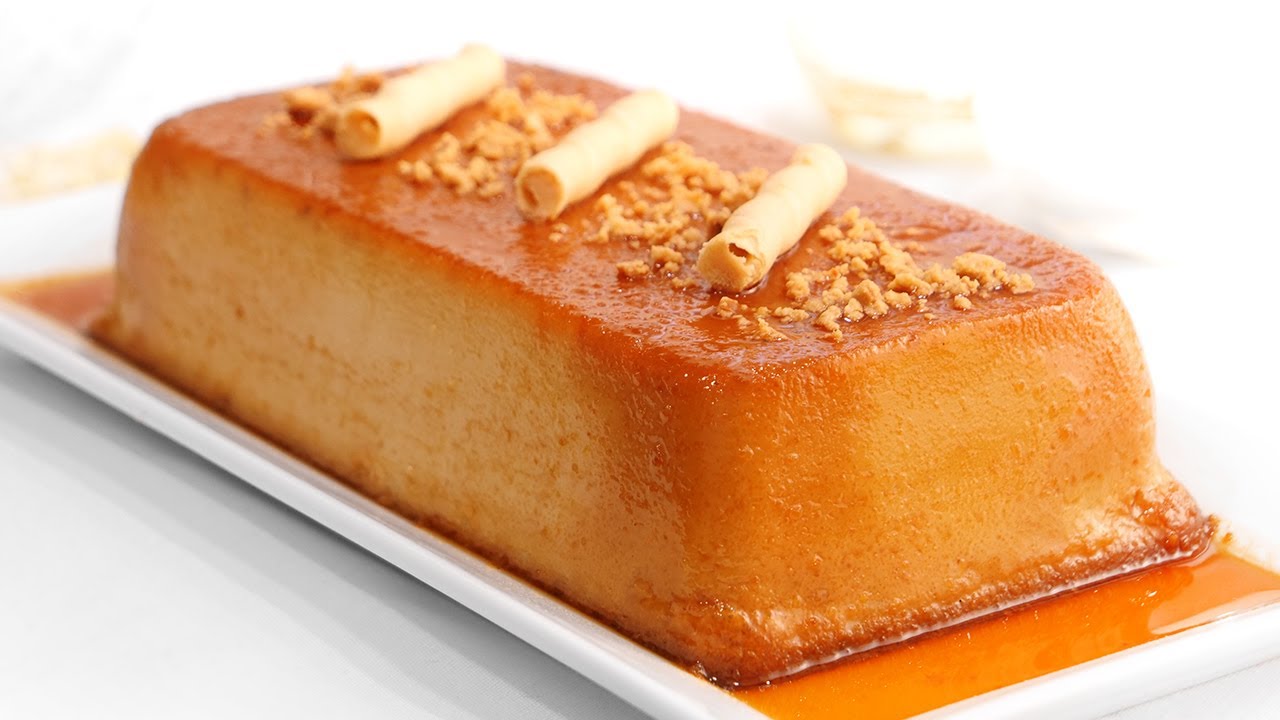 flan de turron sin horno royal