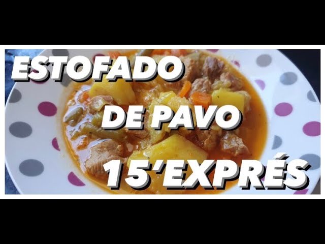 guiso de pavo con patatas olla express