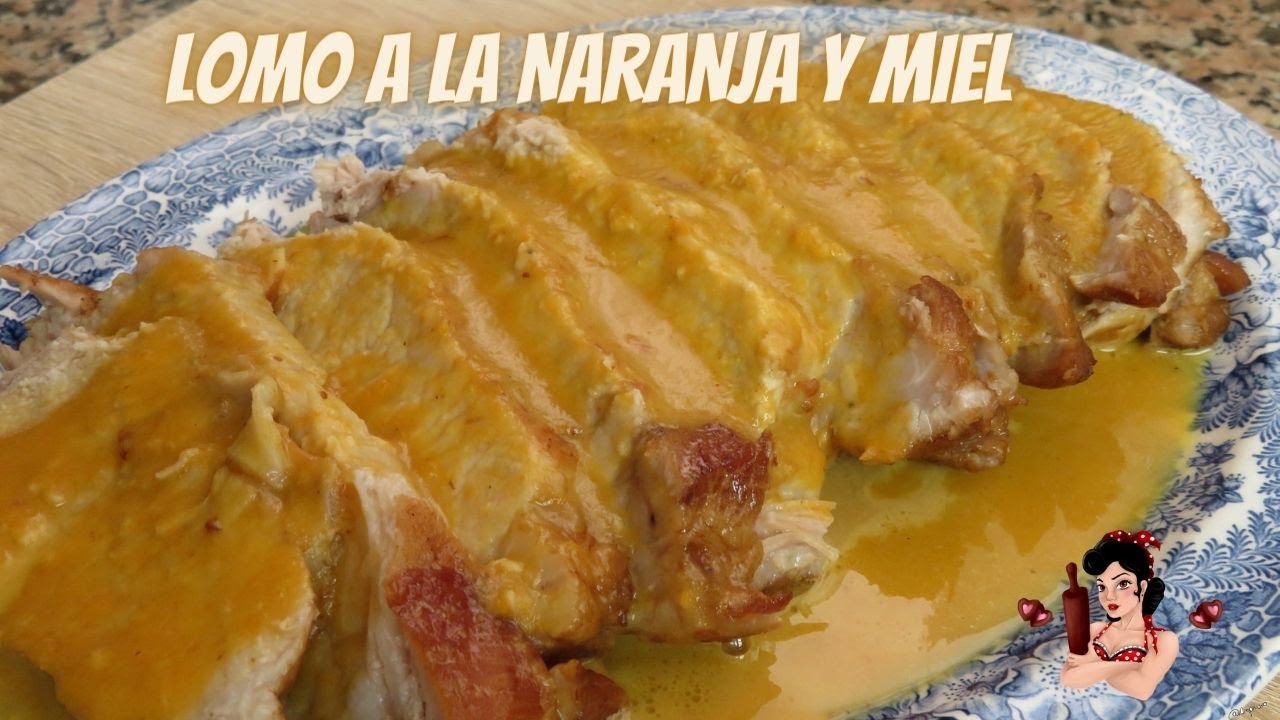 lomo de cerdo a la naranja y miel