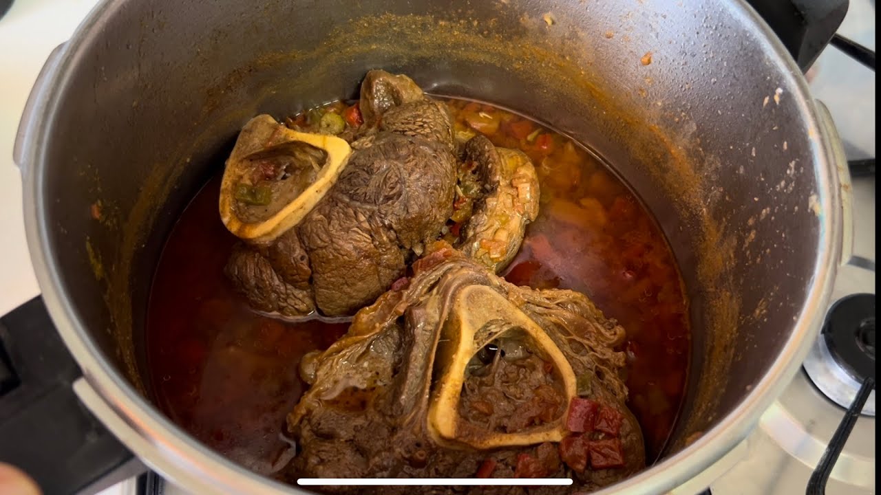 ossobuco en salsa en olla express