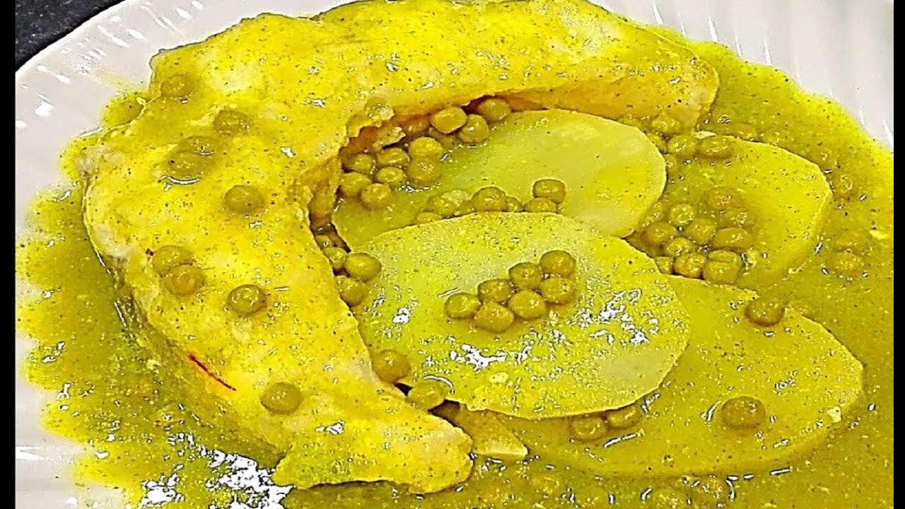 patatas con congrio en salsa verde