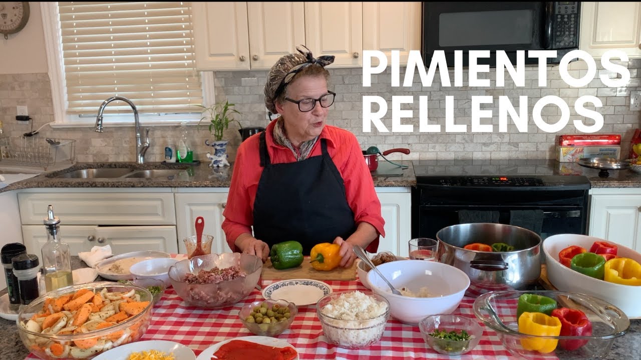 pimientos rellenos de arroz de la abuela